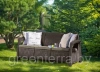 Диван KETER CORFU LOVE SEAT MAX, коричневый [258947]