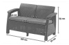Диван Keter CORFU II LOVE SEAT, графит [258973]