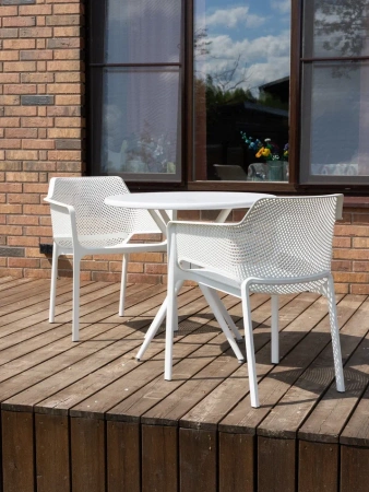 Стол круглый Teori белый