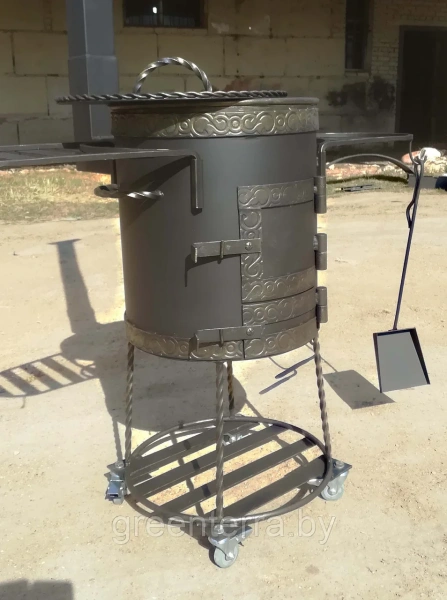 Колёса (1шт) для печи под казан