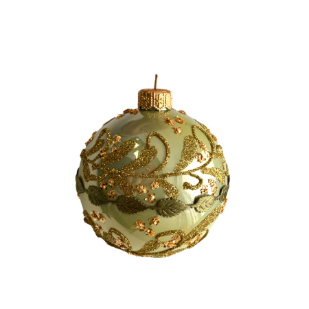 Набор шаров пластик. декор №4 разные цвета, 6см / 8см / 10см Шар пластиковый декорированный