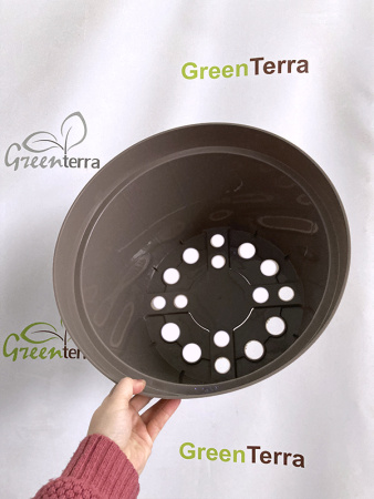 Горшок для цветов "Фикус 20" 20л, мокко [00251]