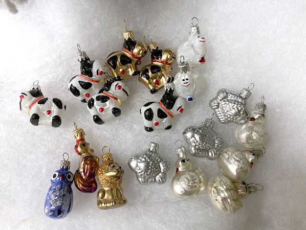 Игрушка елочная стеклянная "Мини-форма"