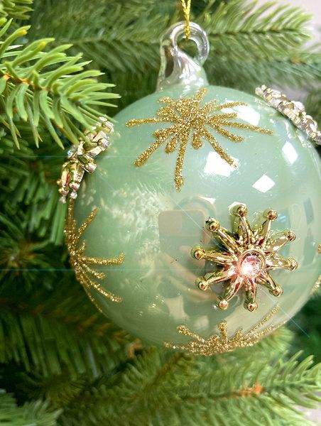 Шар елочный стекл. [59181]