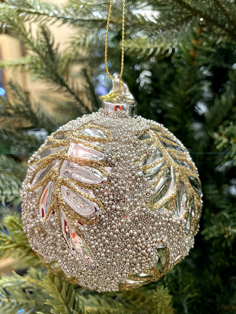 Шар елочный стекл. [63540]