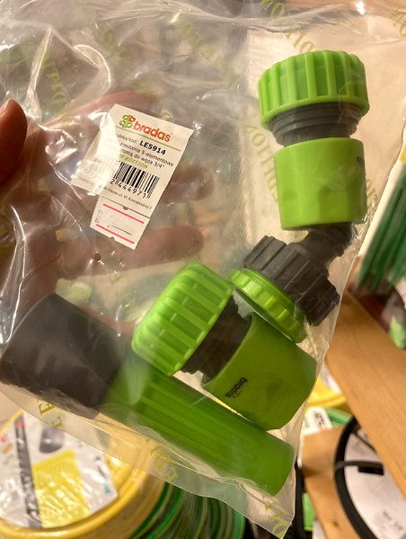 Набор фитингов для шланга 3/4" ECO-LE 5914 (Bradas)