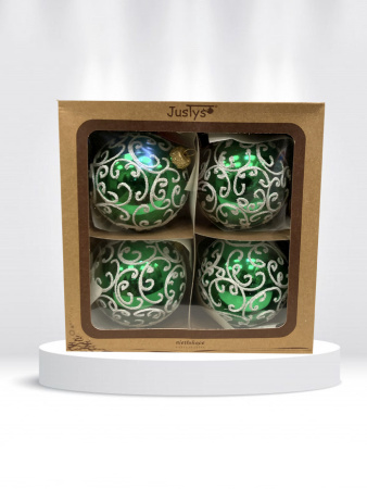 Шар пластиковый декорированный