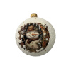 Шар елочный стекл. декупаж 12 см, [DQ1]