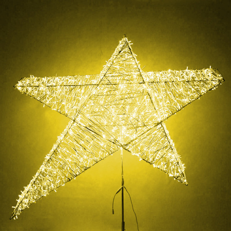 Макушка для елки "Гагаринская звезда" (стеклонить)