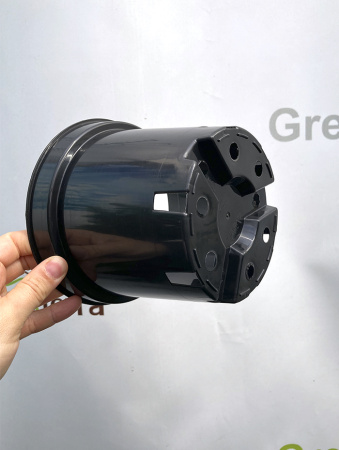 Горшок для рассады круглый литой 1.5л, ø15см, высота 12см.