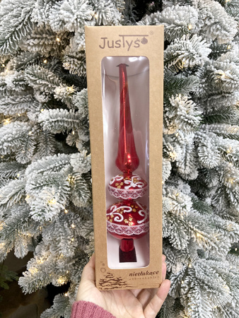 Верхушка на елку декорированная