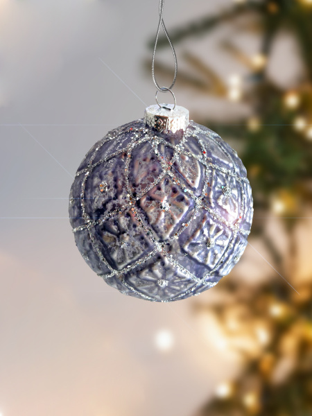 Шар елочный стекл. [0202-5]