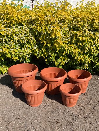 Цветочный горшок DCE Terra 27л, ø 45см