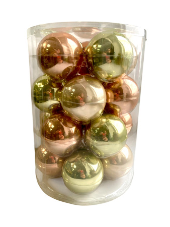 Набор шаров елочных стекл. Весенние Грезы 6см, 20 шт [2000174]