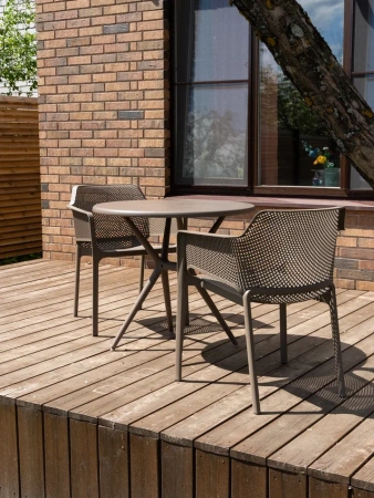 Стол круглый Teori капучино