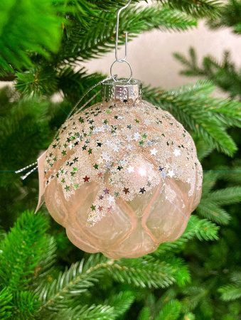 Шар елочный стекл. [0209-8]