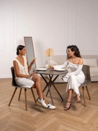 Стол круглый Teori капучино