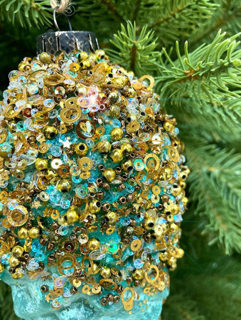 Игрушка елочная стекл. [60262]