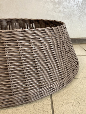 Корзина 70см плетёная под ёлку, разные цвета