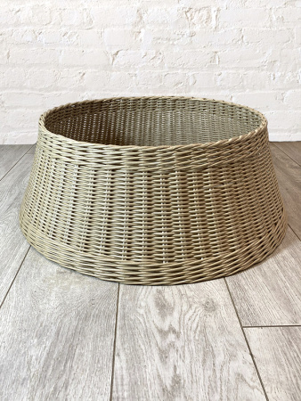 Корзина 65см плетёная под ёлку, разные цвета