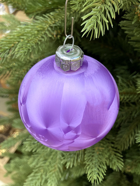 Шар елочный стекл. 8 см, [80]