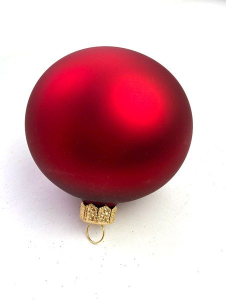 Шар елочный стекл. 8 см, [G-21]