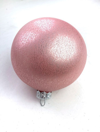 Шар елочный стекл. 8 см, [G-170s]