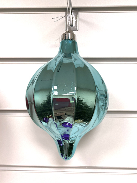 Украшение елочное "Подвес" 20см голубой [HL202503]