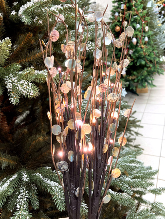 Светодиодная ветвь 16LED 75см, цв.тепл. белый (уп.2шт.) [482145]