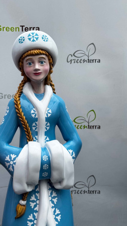 Новогодняя фигура для фотозоны "Снегурочка"