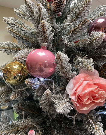 Шар елочный стекл. "Глянцевый" 8 см, [41]