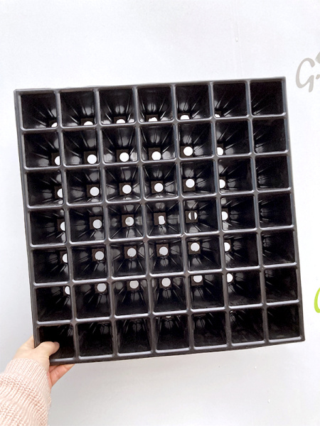 Кассета для рассады 49 ячеек (49-Ф Дерево), 145мл 