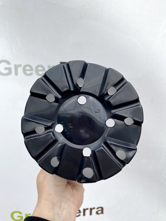 Высокий горшок для роз 2л, ø 14см, высота 18см, формованный