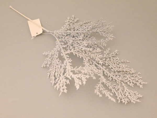 Украшение елочное "Ветка туи" 42см 