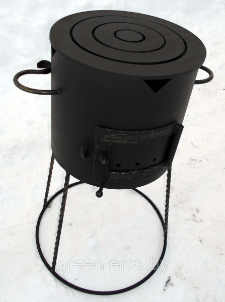 Печь для казана с конфоркой 12л "Жар-птица"