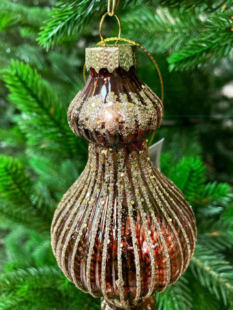 Игрушка елочная стекл. [0093-8]