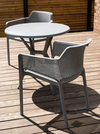 Стол круглый Teori серый