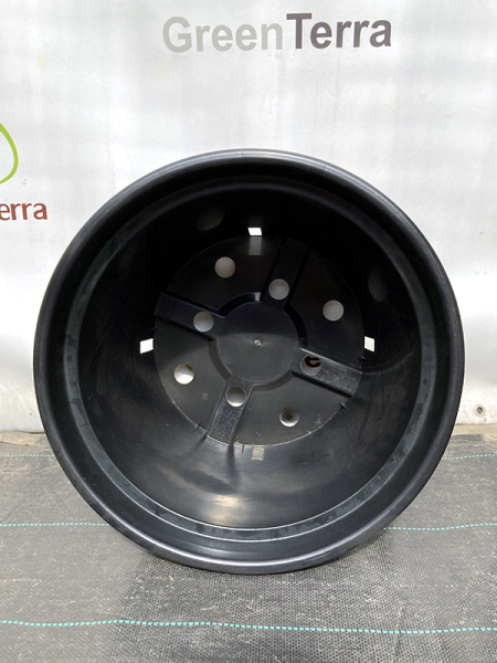 Горшок круглый под саженцы 25л, ø 43см, высота 26 см