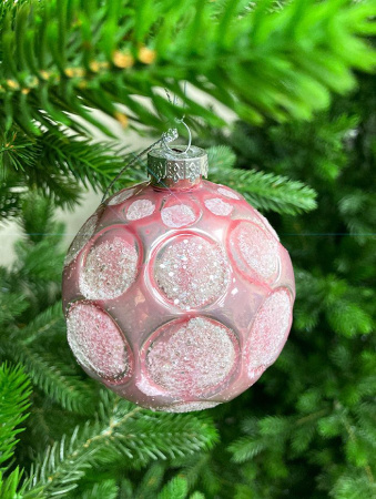 Шар елочный стекл. [0188-6]