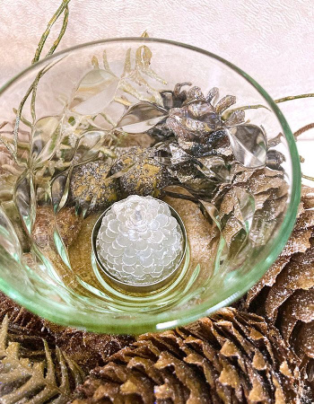 Подсвечник ручной работы "Лесной"