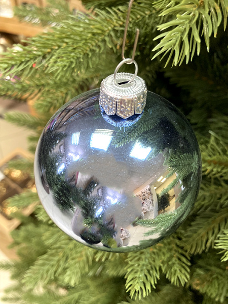 Шар елочный стекл. 8 см, [96]