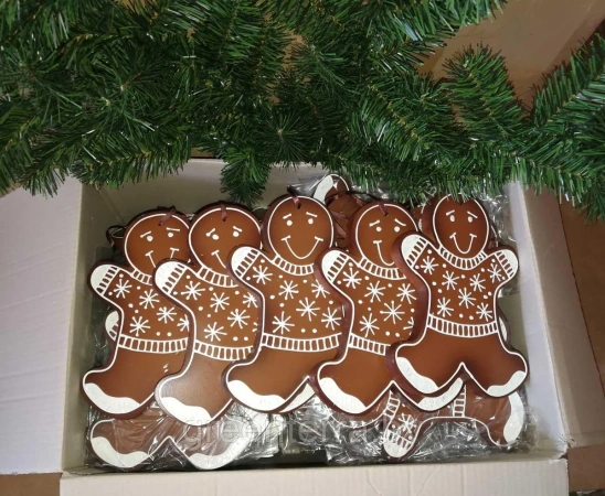 Украшение для больших елок "Пряник" 25 см