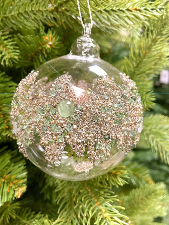 Шар елочный стекл. [63741]