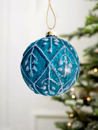 Шар елочный стекл. [5684-51]