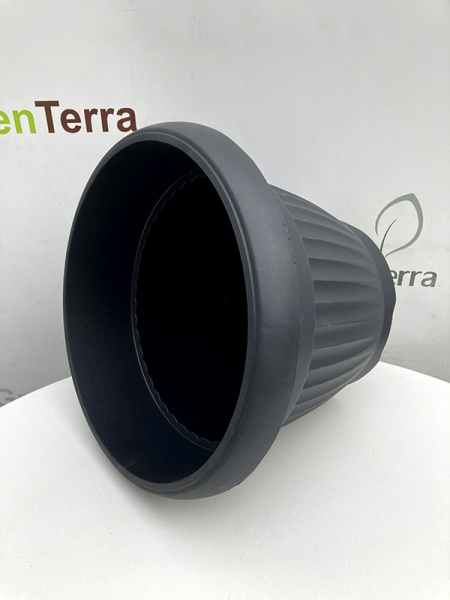 Цветочный горшок DCE Terra 13л, ø 35см, антрацит 