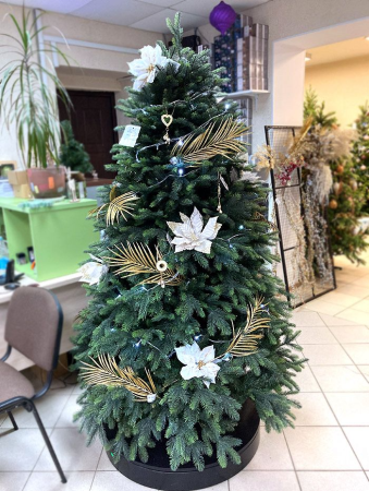 Ветка новогодняя "Пальмовый лист" [629145]