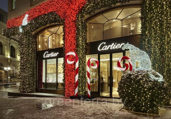 Новогодняя фигура для фотозоны "Карамель"