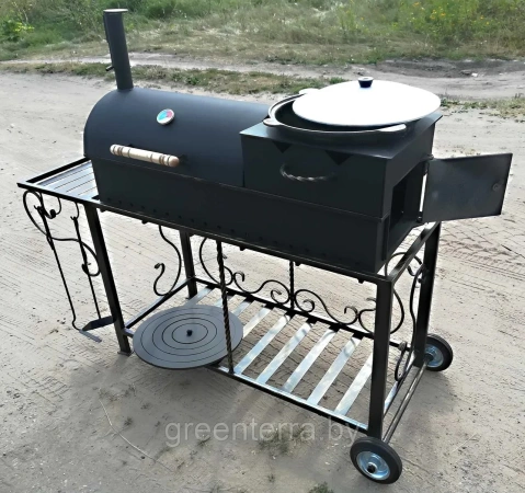 Кованый мангал (гриль, барбекю, очаг) "Шеф-повар"