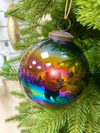 Шар елочный стекл. [63869]