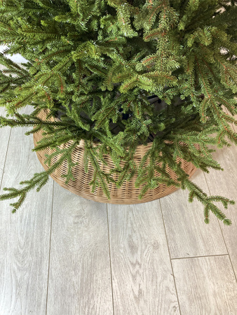 Корзина 70см плетёная под ёлку, разные цвета